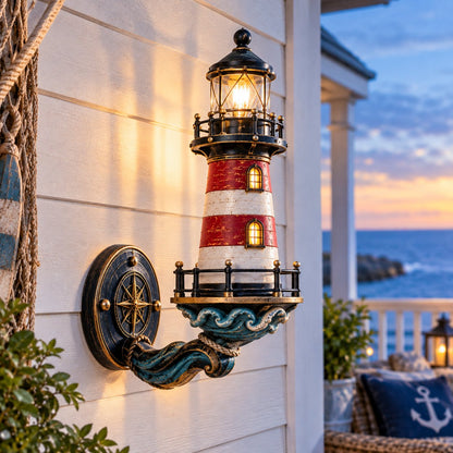 🔥😍🌊 Vintage Coastal Lighthouse Wall Light