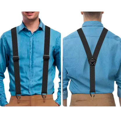 📢📢49% OFF !! ⏰Men's X-Back Suspenders with Hook Clips