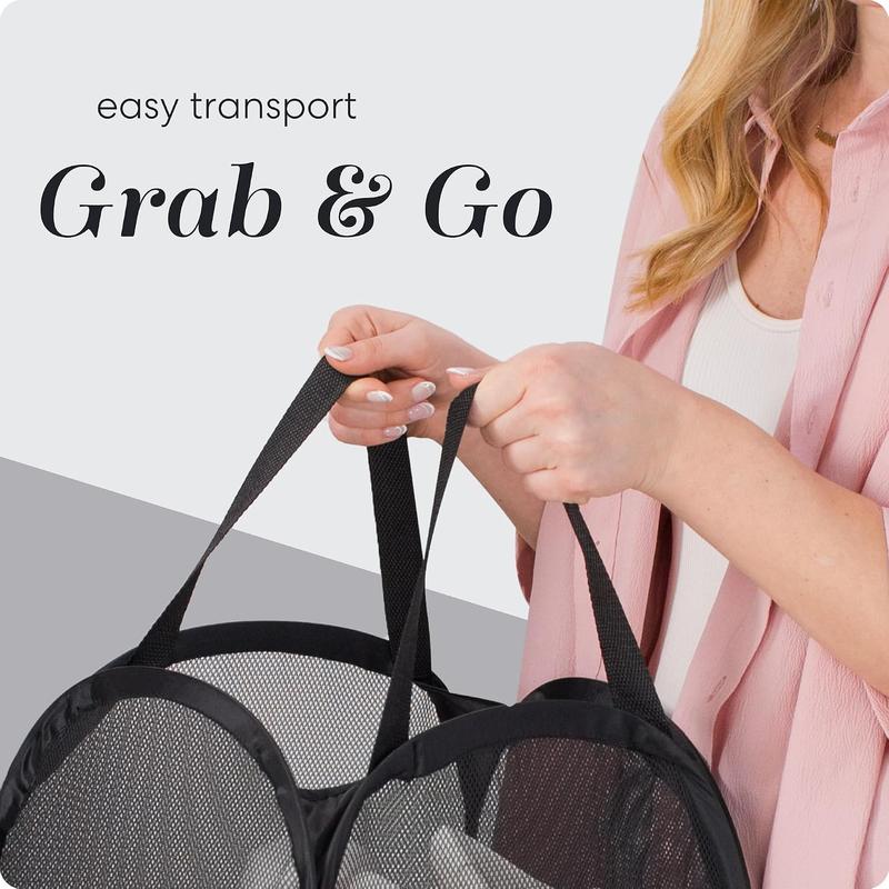 🔥Buy 1 Get 1 Free🧺Foldable Pop‑Up Mesh Laundry Basket｜Large Capacity & Space‑Saving