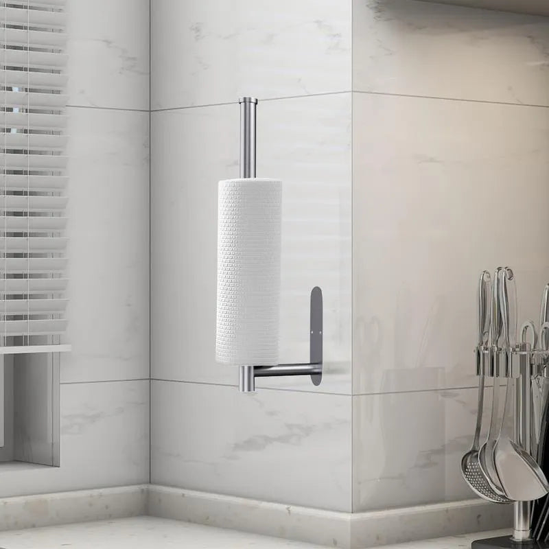 🧻Under Cabinet Paper Towel Holder – Declutter Your Kitchen Counter in Seconds ✨