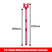 3 in 1 Router Milling Groove Bracke+Extension
