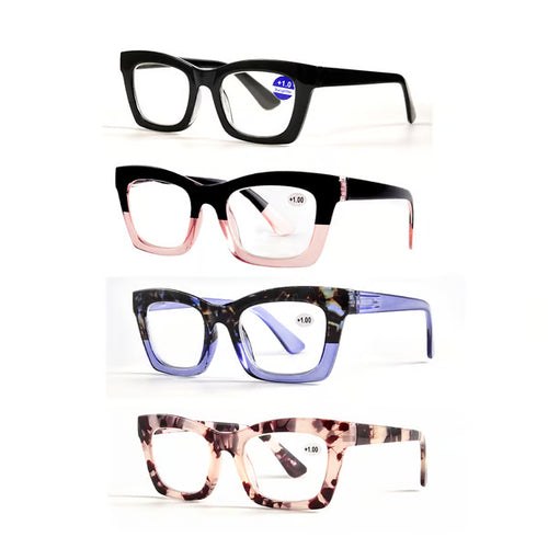 👓Anti Blue Light Glasses Set 4 Pairs Oprah Style Unisex Reading Glasses