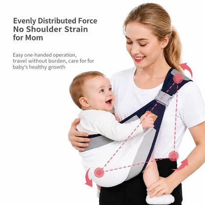 Adjustable Single-Shoulder Portable Strap, Lightweight Breathable Mesh Hip Strap ✅