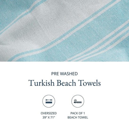 🔥Lightweight Modern Flat-Weave XL Beach Towel (39"x71")