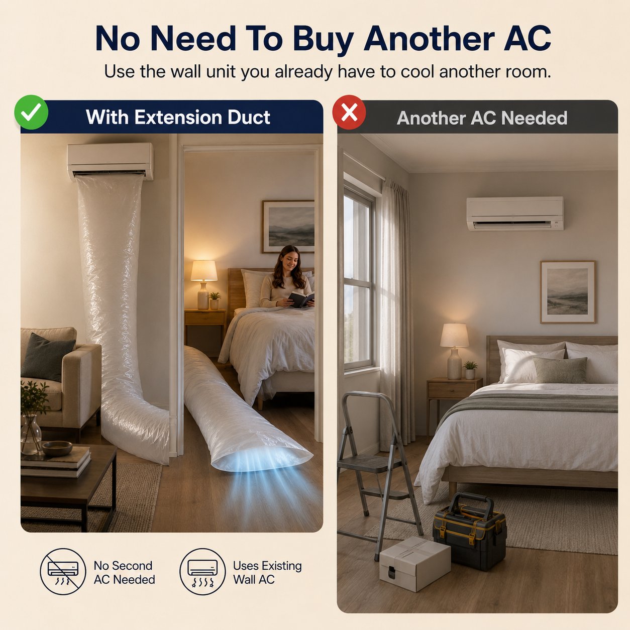 AC Extension Duct / Cooling Tube