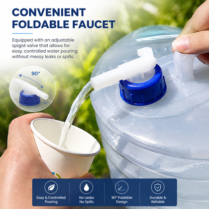 ⛺Foldable outdoor vehicle water container
