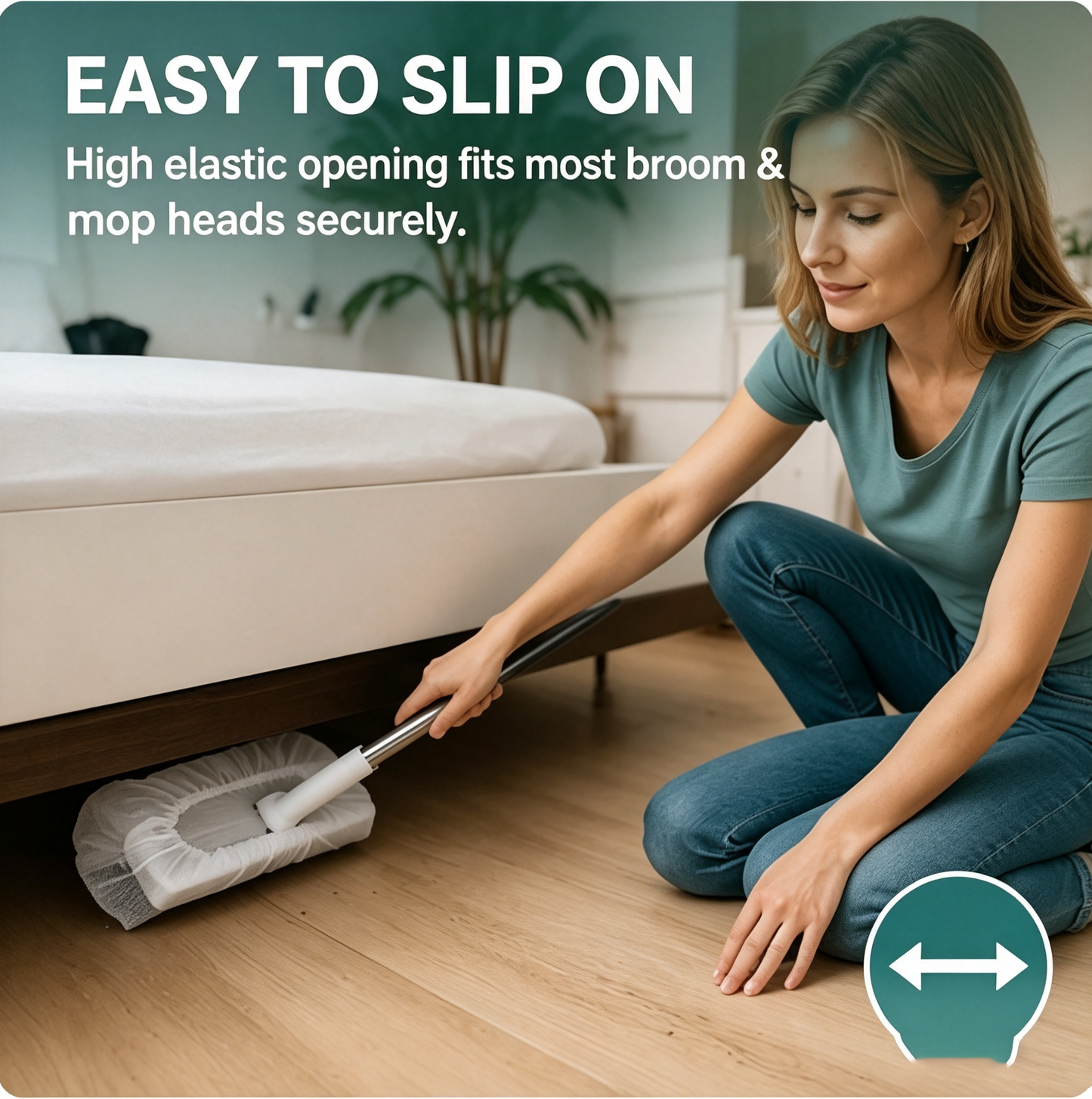 🔥Bestseller | Disposable Broom Dust Cover(100pcs)
