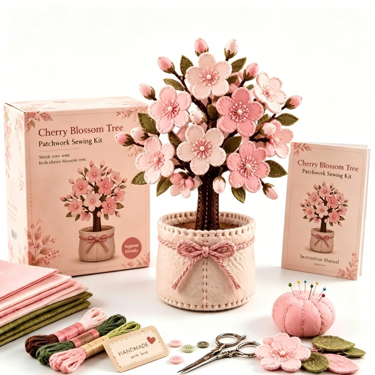 Botanical Patchwork Felt DIY Kit Series