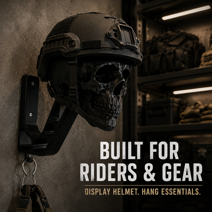 🔥Black Knight Skull Helmet Stand