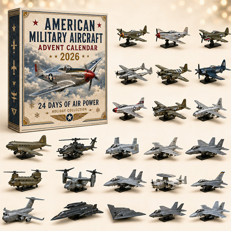 ✈️🇺🇸 American Military Aircraft Advent Calendar 2026 – 24 Days of Air Power