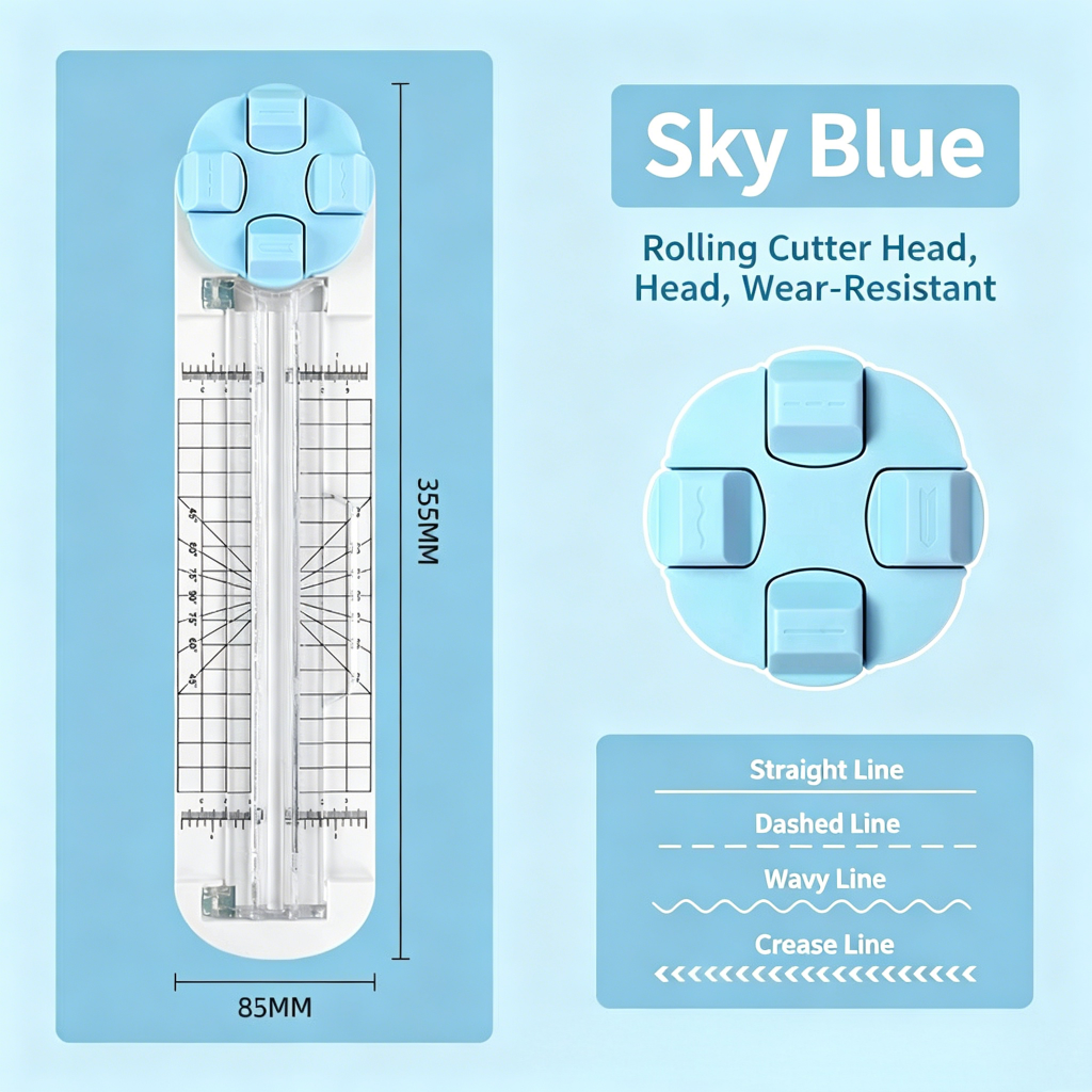 🔥Hot Sale 49% off🌟✂️ 4-in-1 Paper Cutter & Trimmer for Straight