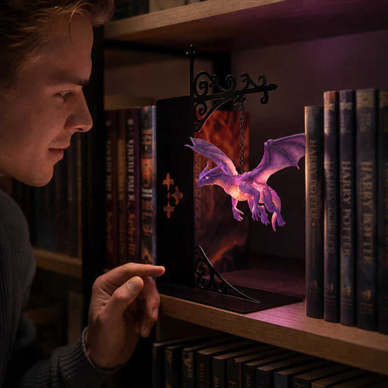 🐲Dragon Bookshelf Lamp - Enchanting Floating Dragon Night Light