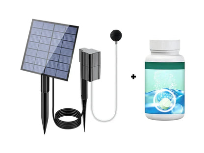 🌱50% OFF NOW ! ☀️Solar Powered Pond Aerator Air Pump – wire-free easy installation, energy-saving oxygen supply, outdoor fish pond water circulation, garden koi tank essential!