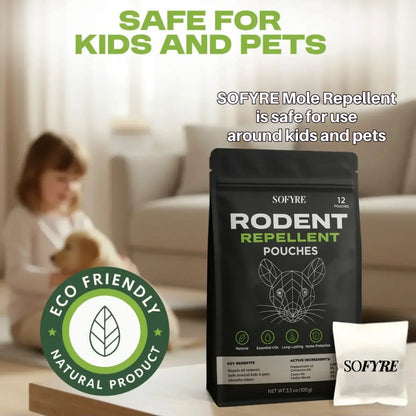Mole repellent sachet, rodent repellent medicine bag