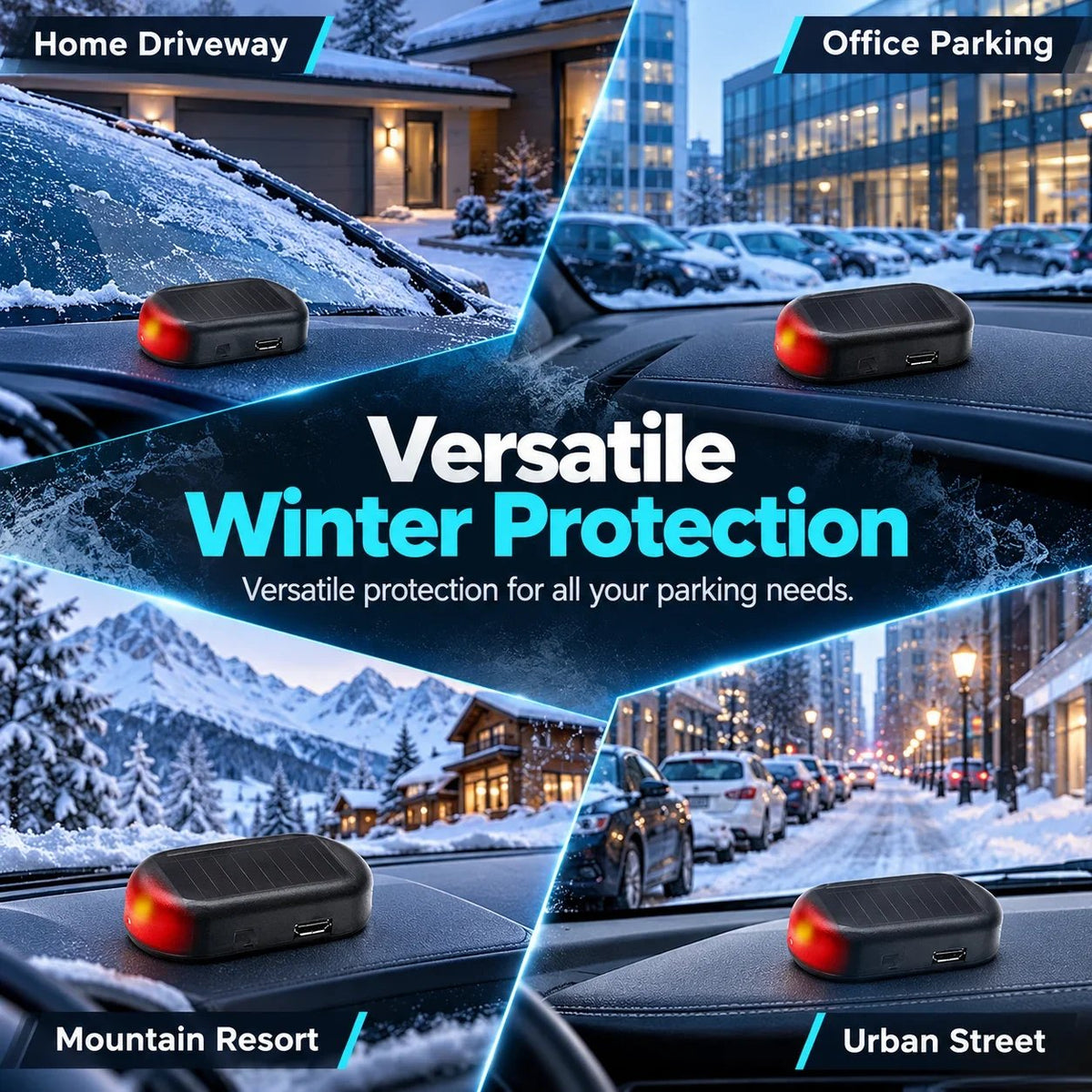 🚗Electromagnetic Snow Removal & 🛡️Anti-Freeze Device for Vehicles — Molecular Interference Technology