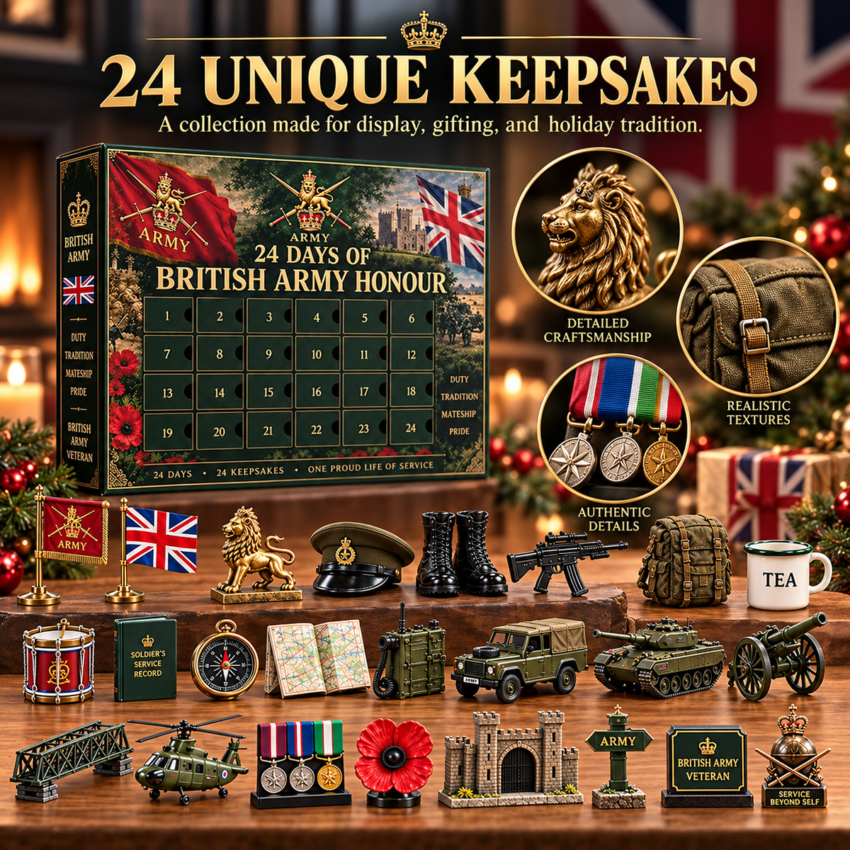 24 Days of British Army Honour Advent Calendar