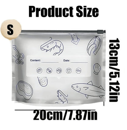 ✨ Reusable Aluminum Foil Sealable Storage Bags 🌱