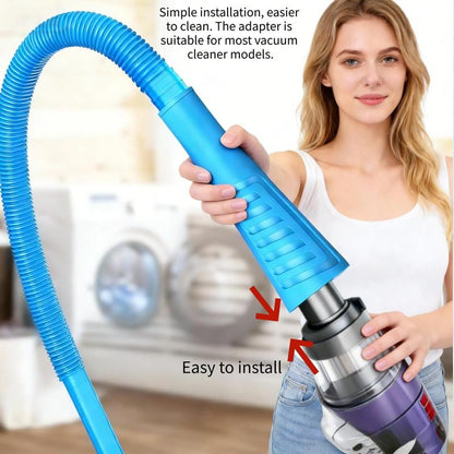 💥2 Pieces Dryer Vent Cleaner Kit Compatible with Most Vacuum Cleaner