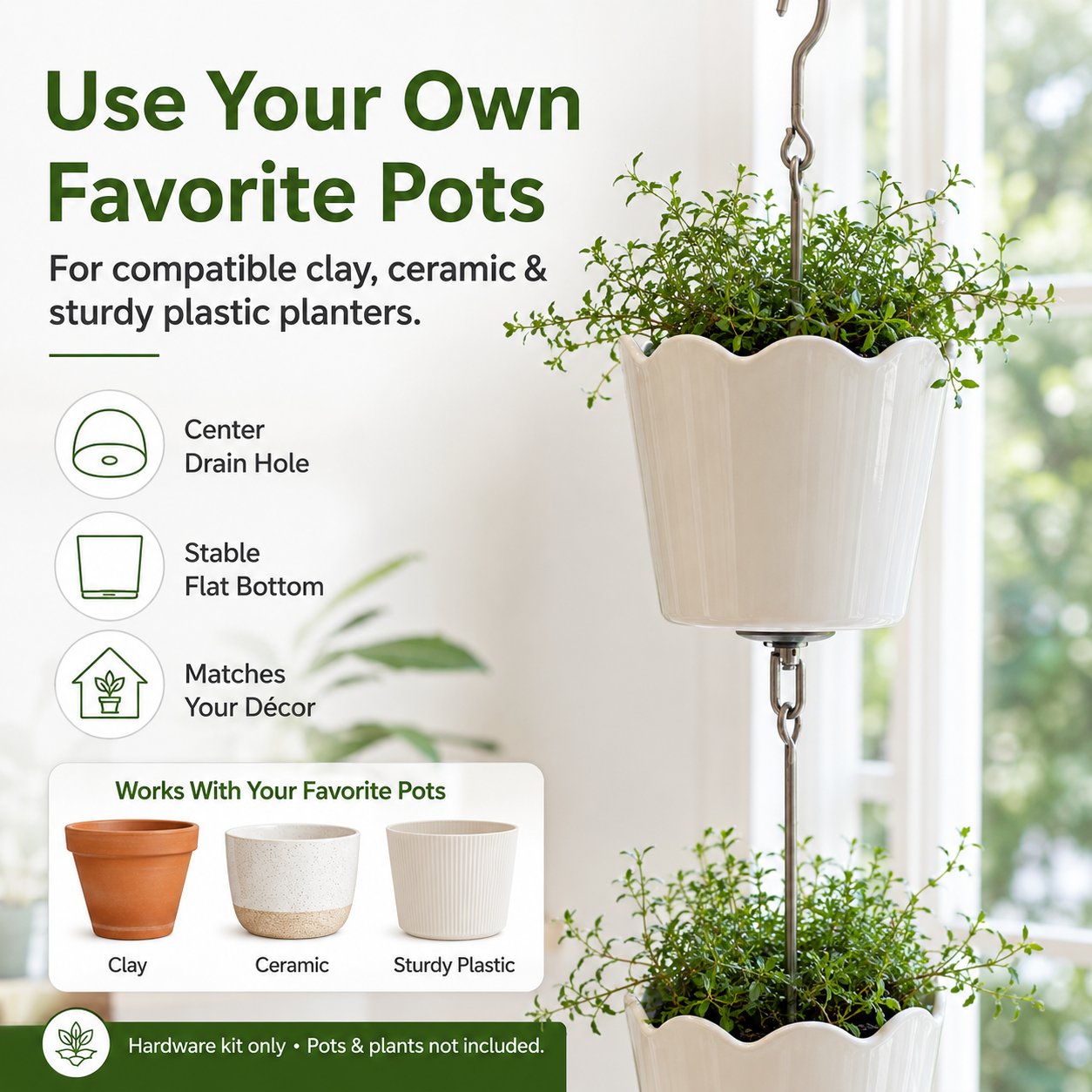 🔥Limited Time 50% Off✨Vertical Hanging Pot Kit