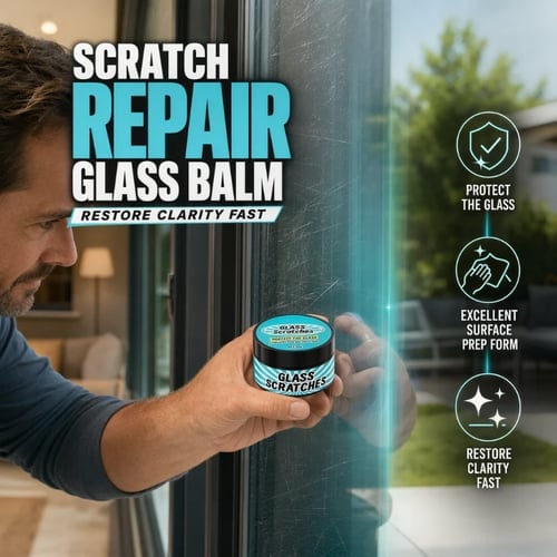 🔥 Multi-Purpose Glass Scratch Repair Paste – 30g, for Windows, Mirrors & Car Glass 🪟
