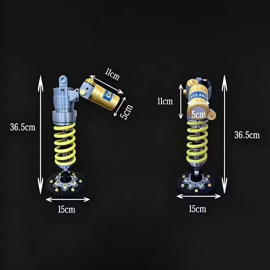 🎁Father's Day Limited Sale🔥Inspired Suspension Shock Absorber Lamp - Adjustable LED Light for Gamers & Car Enthusiasts
