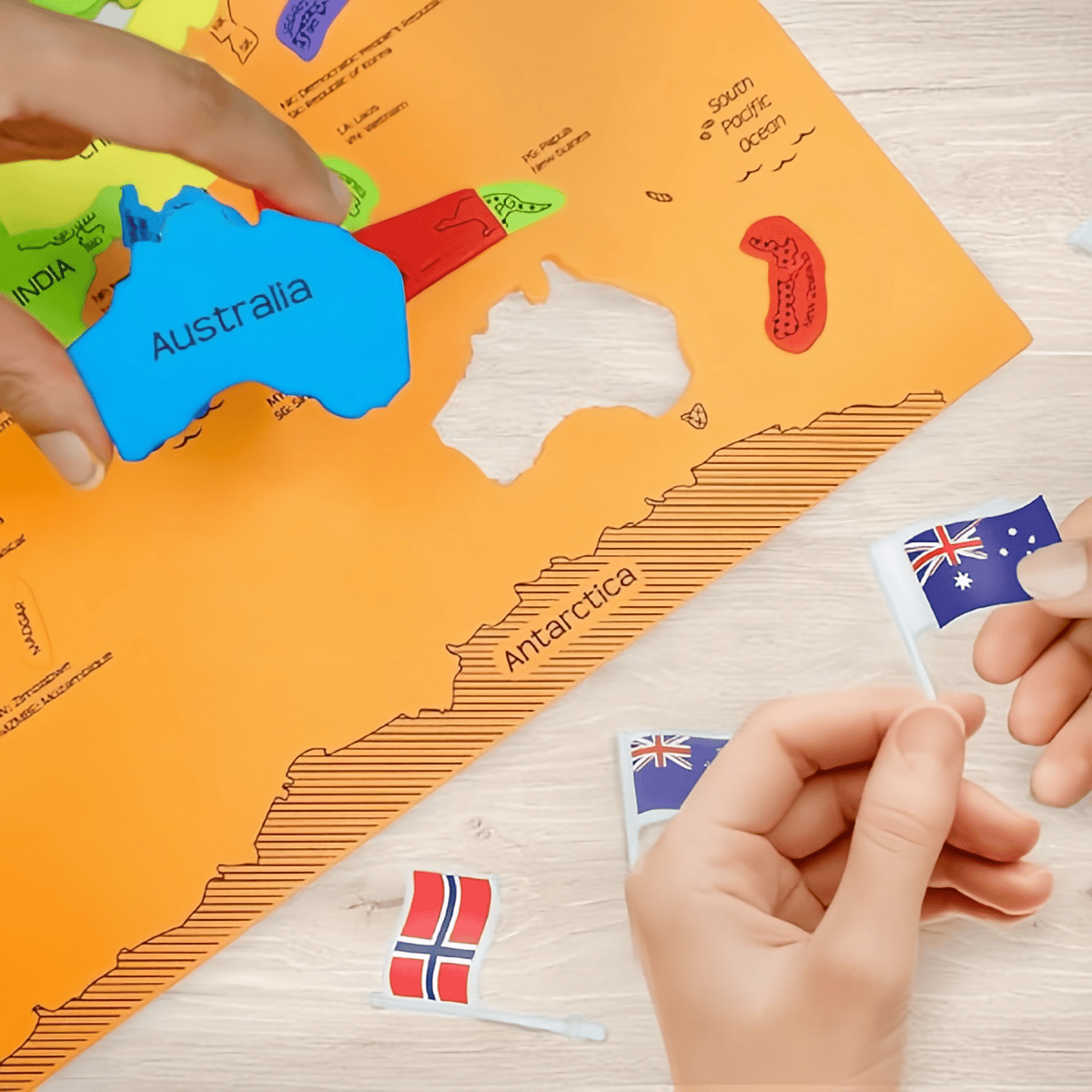 🔥49% OFF - 🌍 World Map & USA Map Puzzle Set