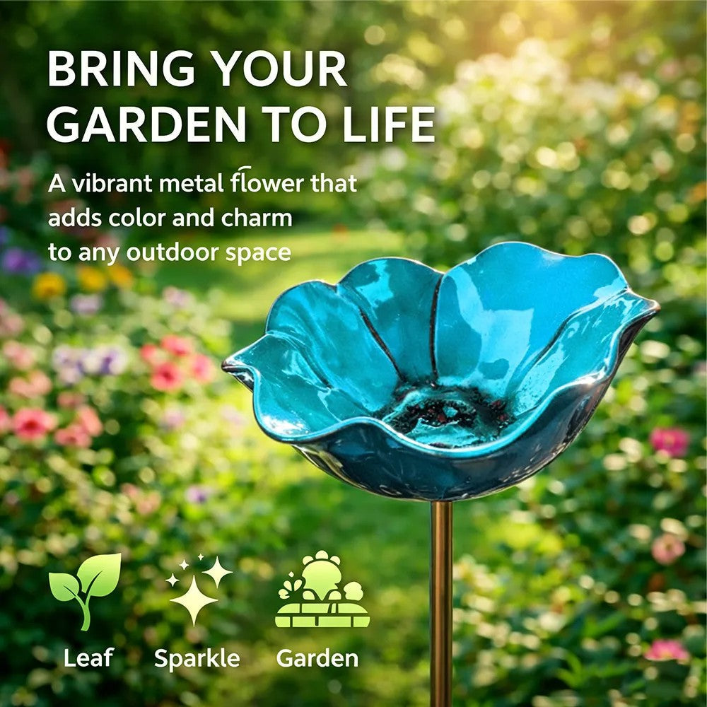 💖🎁2026 Father's Day Gifts 50% Off--🎁Handmade Flower Garden Stake🐦