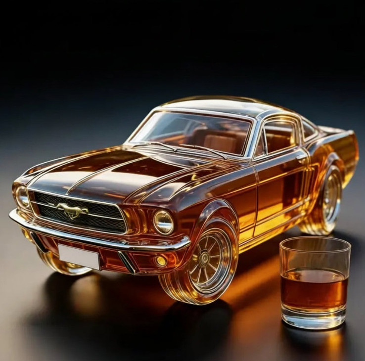 Creative Ford Mustang Whiskey Decanter