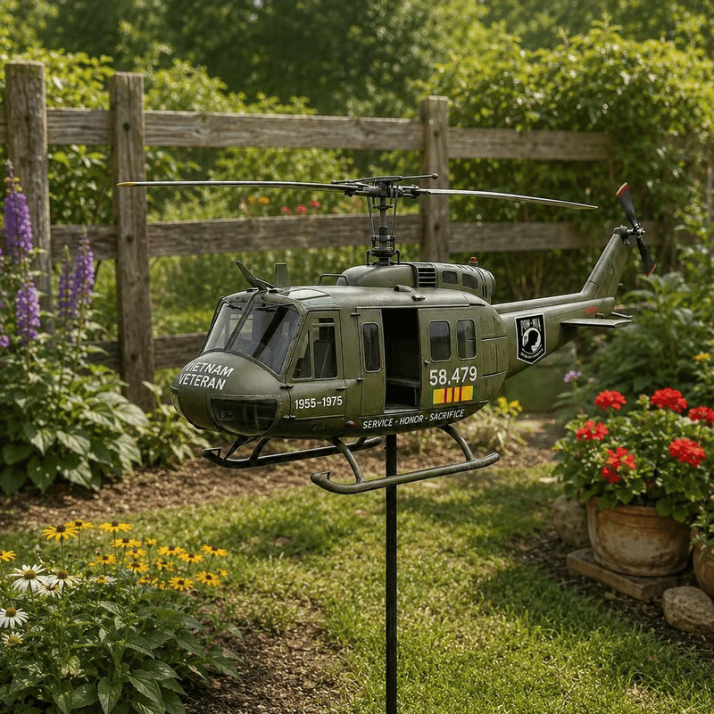 🔥Father's Day Special Offer: 49% OFF🎖️-Vietnam Veteran CH-47 Chinook Helicopter Wind Spinner ✈️Buy 2 Free Shipping Today!
