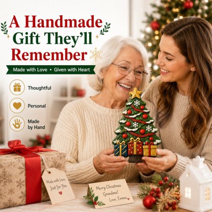 🎄 DIY Christmas Mold & Paint Craft Kit | Reusable 3D Mold with 8 Acrylic Paints, 2 Brushes & Festive Detail Guide 🎨✨