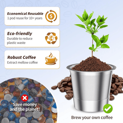 Reusable K Cup for Keurig 1.0 Stainless Steel Refillable K Cups --😍Last Day Promotion 49% OFF