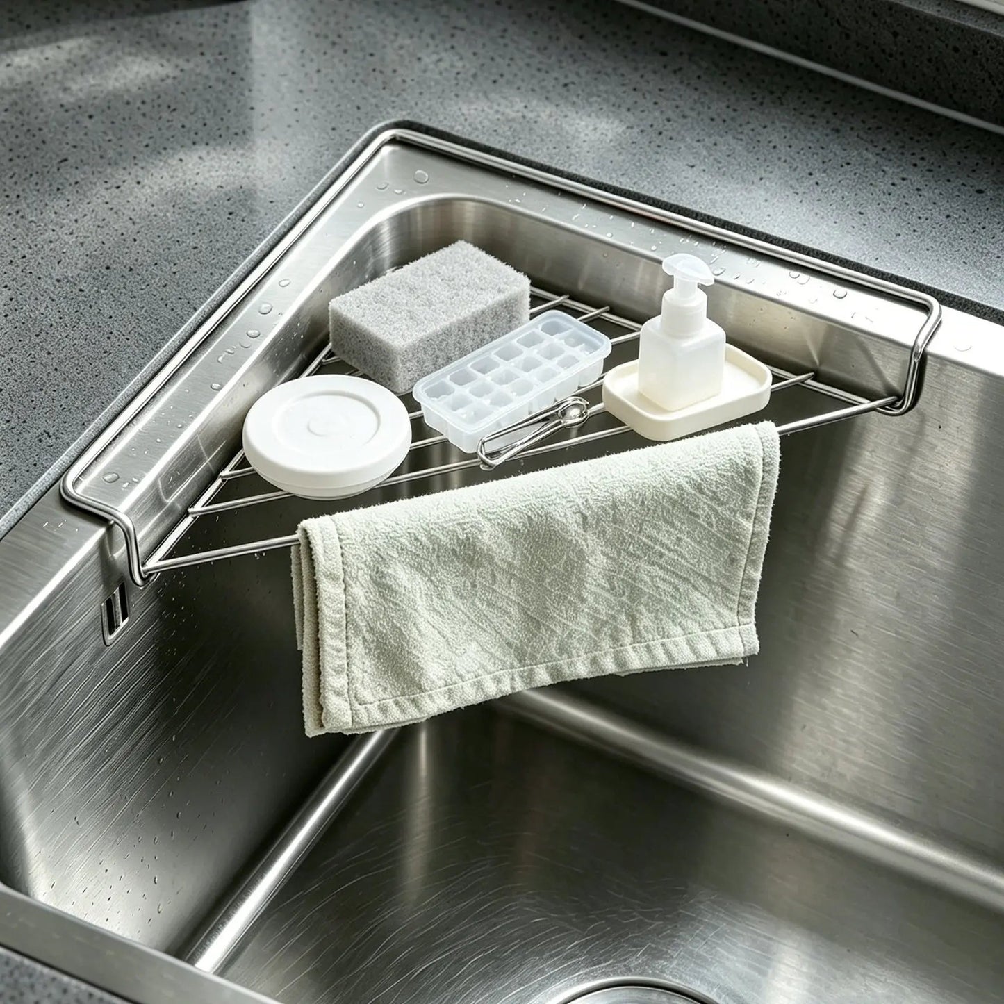 Corner Sink Draining Shelf - image 5