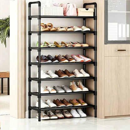 👟Multi-layer Shoe Storage Shelf | Sturdy· Stackable· Space-Saving
