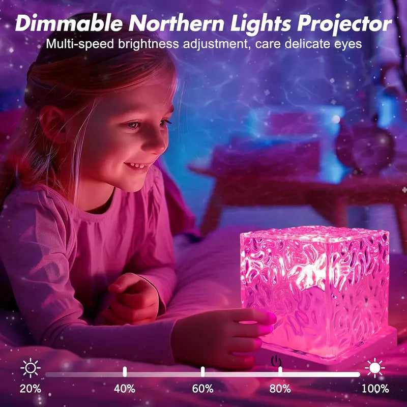 Dynamic Water Ripple Cube Ambient Lamp