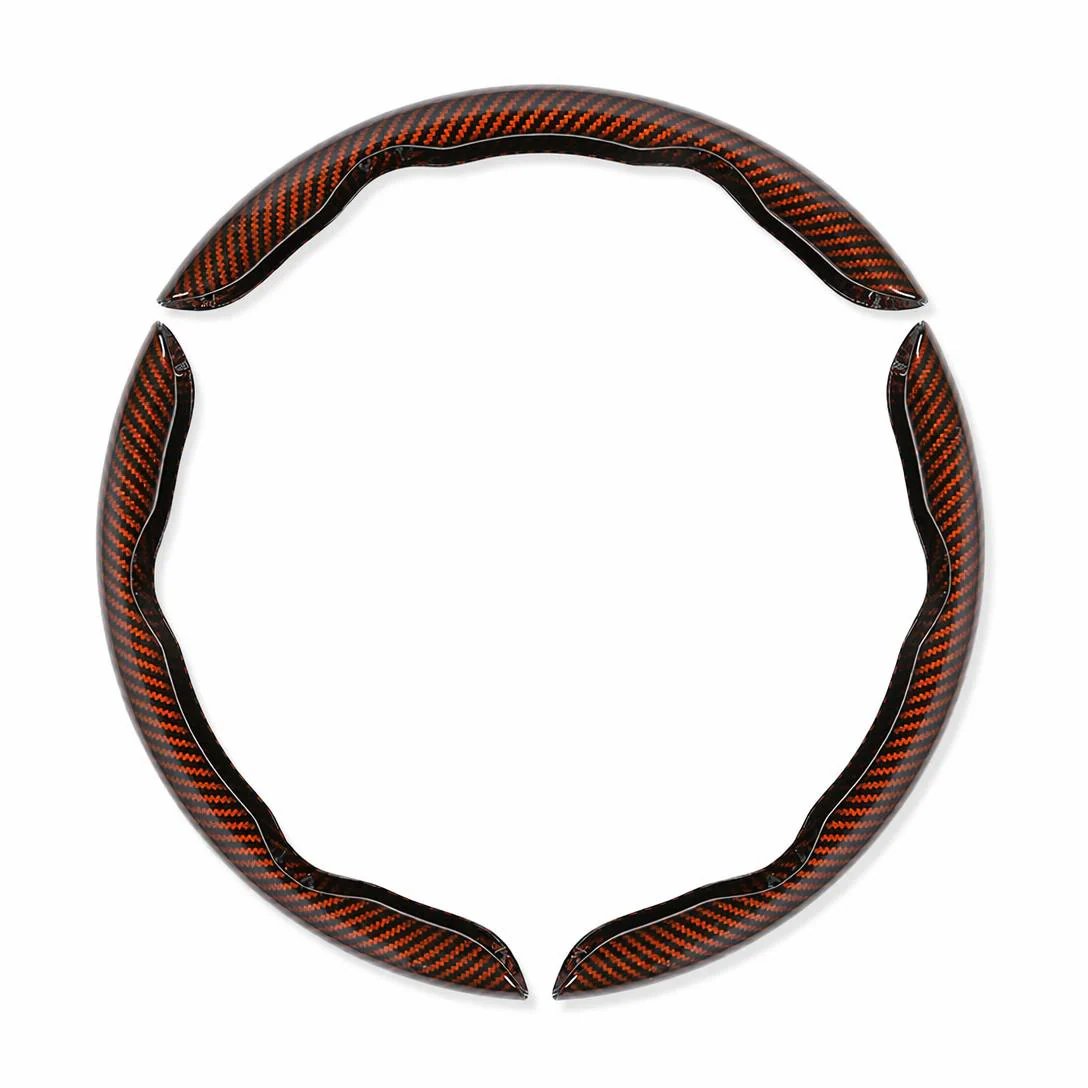 🎉Non-Slip Half Cover Car Steering Wheel Protector | Easy Clip On Installation
