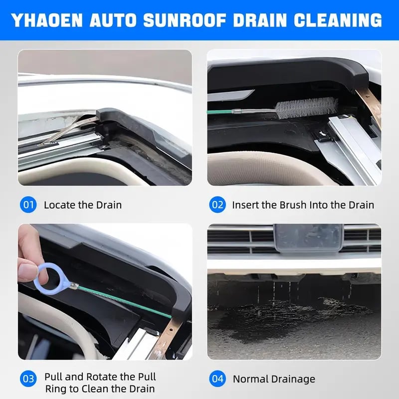 💥Hot Sale 40% OFF-Car Sunroof Drain Clog Remover - 197inch(5m)