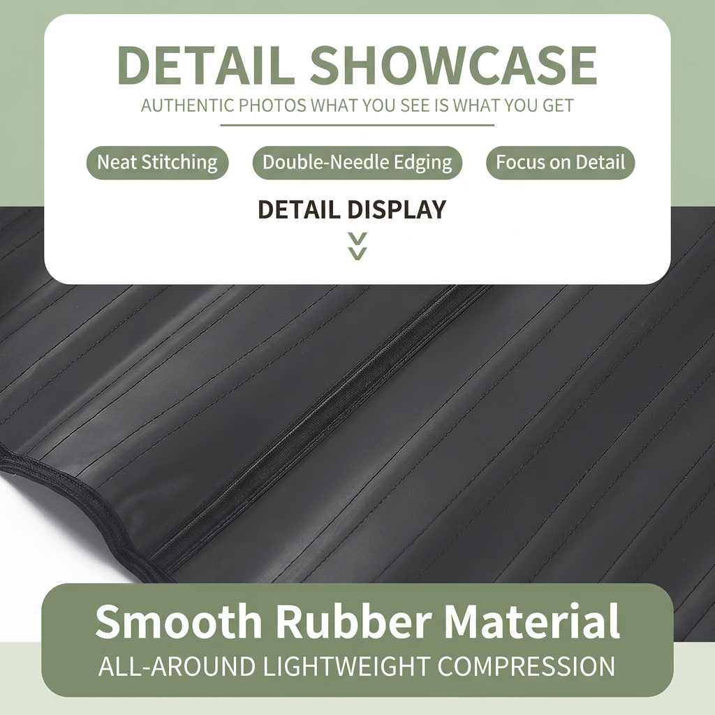 🧘25-gauge matte rubber shaping garment