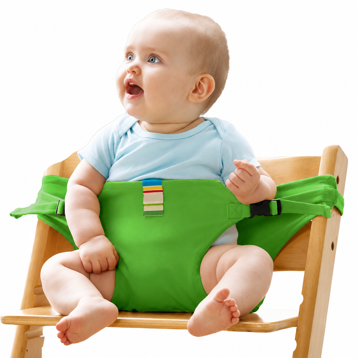 Portable Baby Chair Harness Safety Belt — Foldable Toddler Dining Seat for Travel & Restaurants