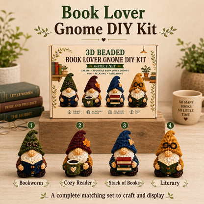 3D Beaded Gnome DIY Kit Collection
