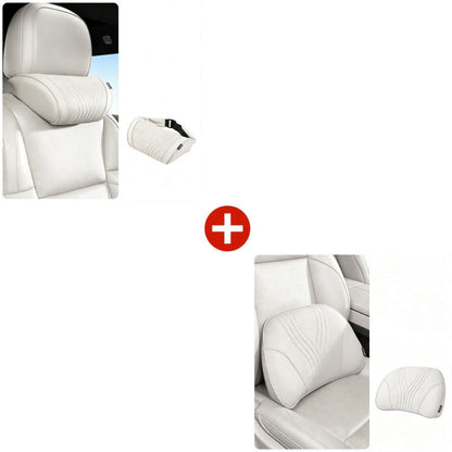 🚗💤 Relieve Driving Fatigue! Universal Memory Foam Car Headrest Neck Pillow, Ergonomic Support Auto Neck Cushion for Long Road Trips