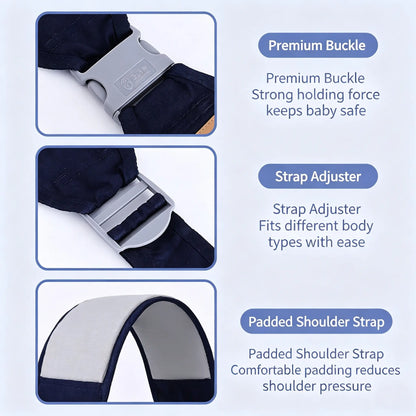 Adjustable Single-Shoulder Portable Strap, Lightweight Breathable Mesh Hip Strap ✅