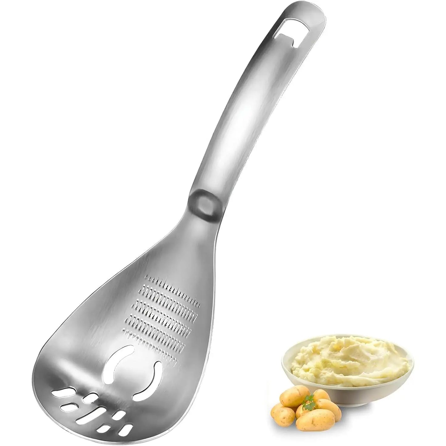 Multifunctional Kitchen Masher, Garlic & Ginger Grater ✅