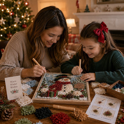 🎄🧵 Create Plush 3D Christmas Fabric Art | No-Needle Craft Kit
