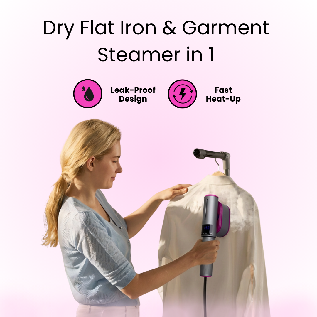 🔥 HOT SALE 50% OFF – Portable Clothes Steamer Removes Wrinkles in Just 5 Seconds