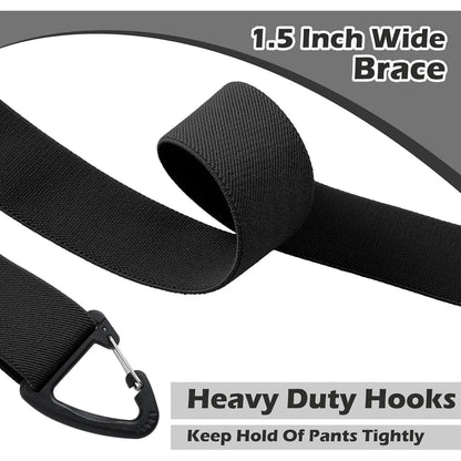 Men's X-Back Suspenders with Hook Clips