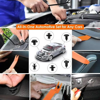 🚗All-in-One Car Clip & Trim Removal Tool Kit for Auto Repair🛠️