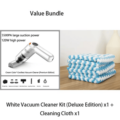 High-Power Cordless Vacuum Cleaner Kit for Car