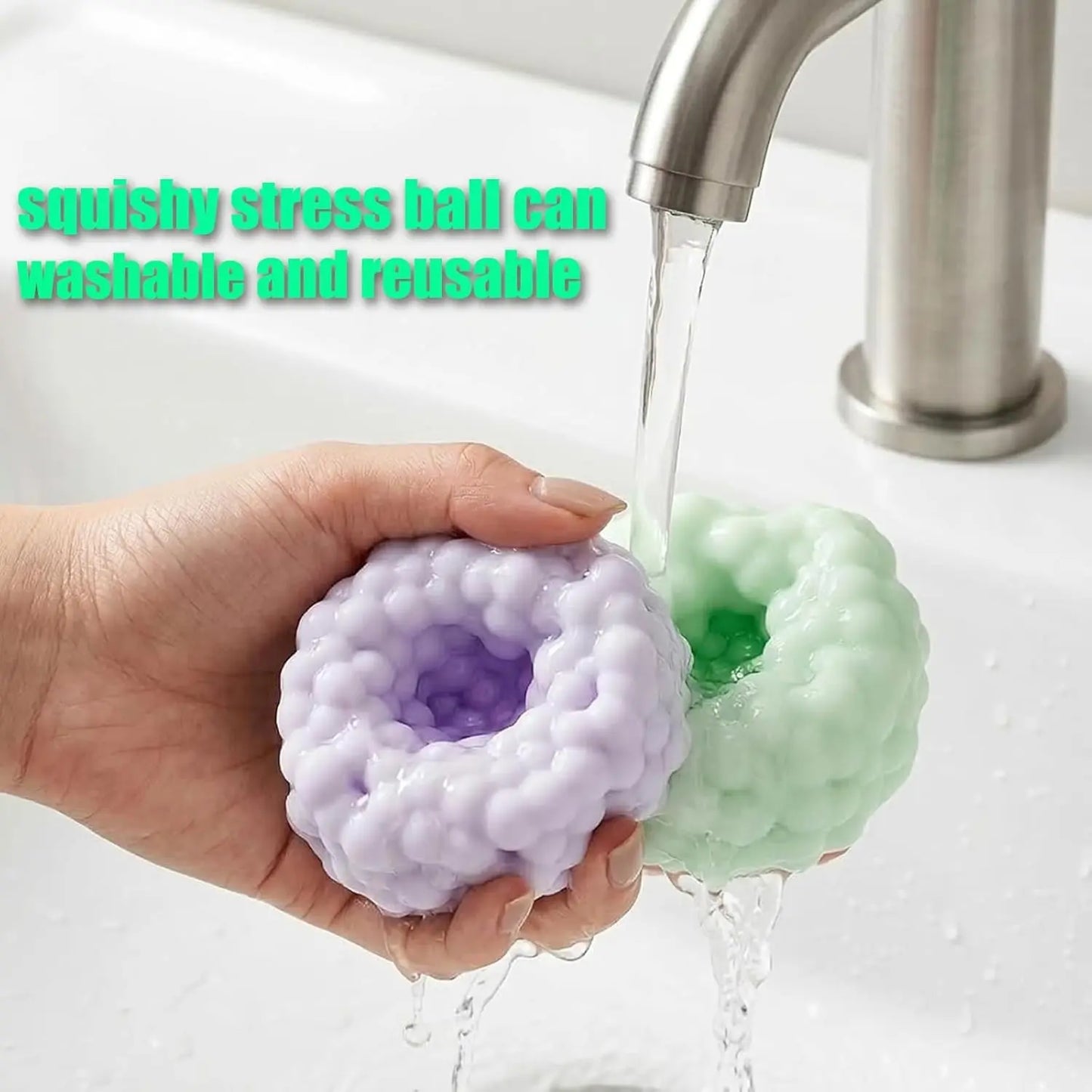 Crunchy Stress Balls, Soft Squishy Squeeze Balls for Kids & Adults ✅