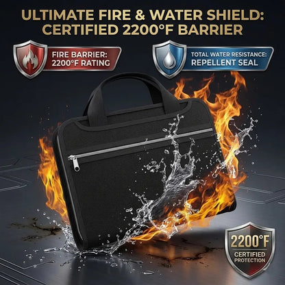 🔥 Fireproof File Folder with Handle