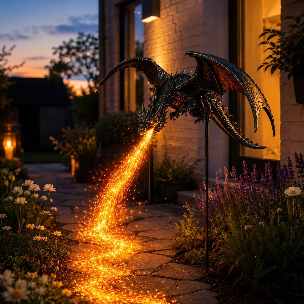 🔥Solar Dragon Fire Garden Light